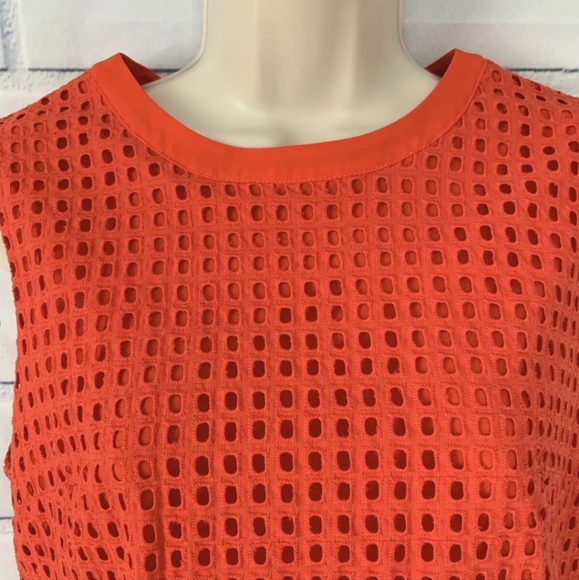 J.Crew Factory Eyelet Shell Sleeveless Tank - Picture 4 of 10